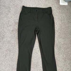 Lululemon City Sleek Slim-Fit 5 Pocket High-Rise Pant Size 29 Green